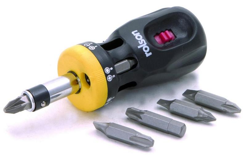 Rolson 12 in 1 Stubby Ratchet Screw Driver Rolson 12 in 1 Stubby Ratchet Screw Driver