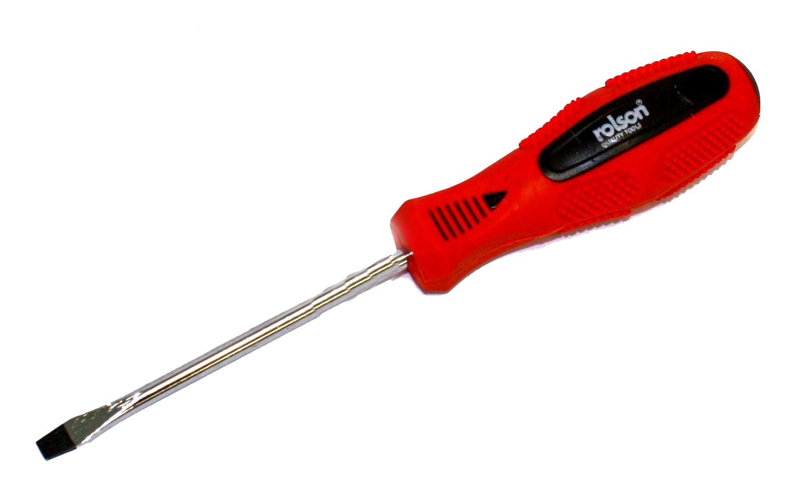 Rolson 100mm #5 Plain Slot Screwdriver