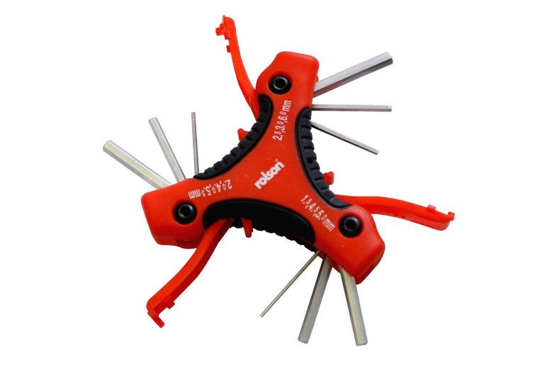 Rolson Folding Triangle Hex Key Set Rolson Folding Triangle Hex Key Set