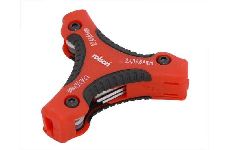 Rolson Folding Triangle Hex Key Set Rolson Folding Triangle Hex Key Set