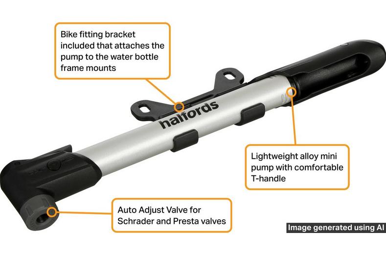 Halfords Alloy Bike Pump Halfords Alloy Bike Pump