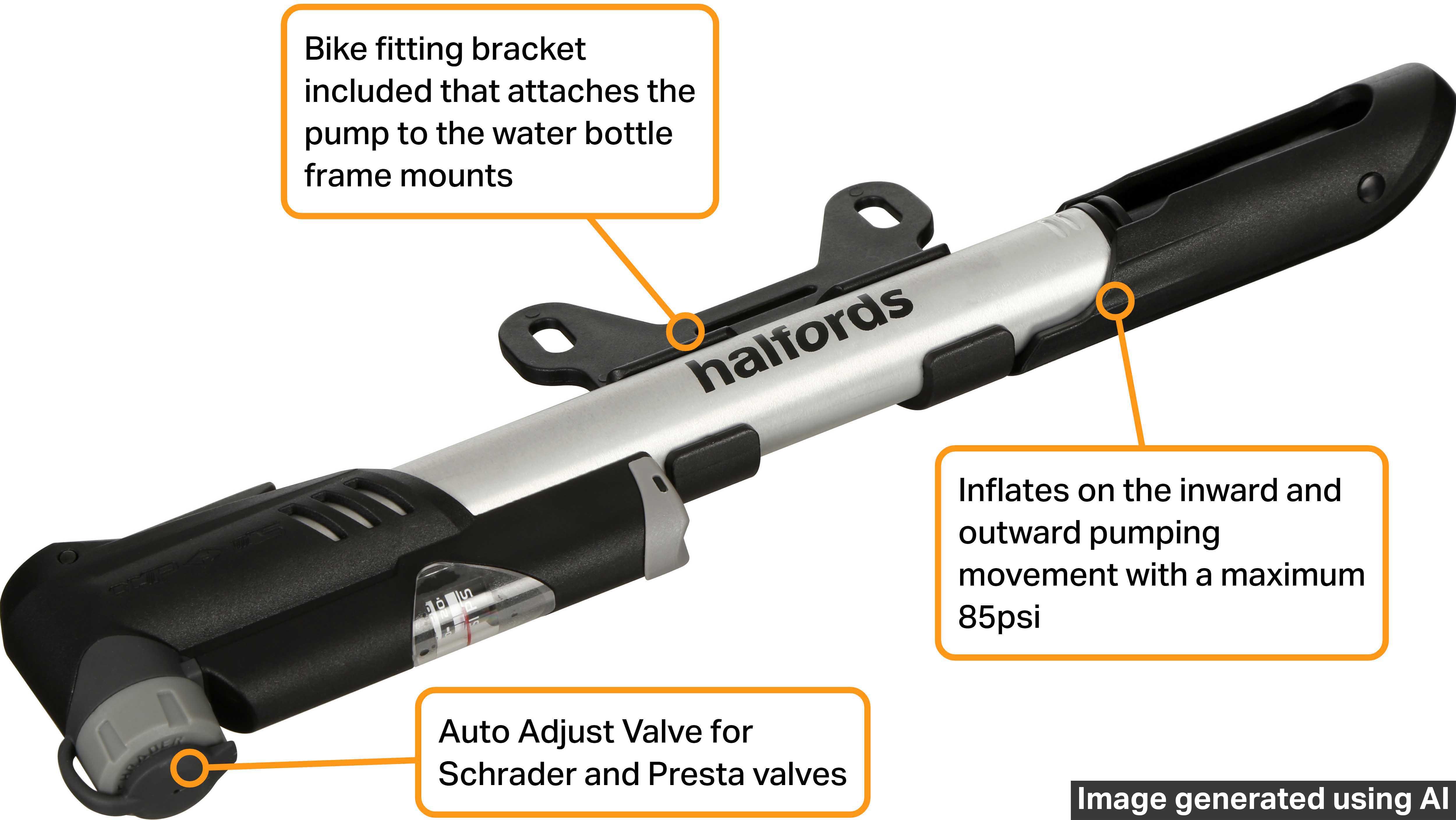 Halfords Dual Action Bike Pump