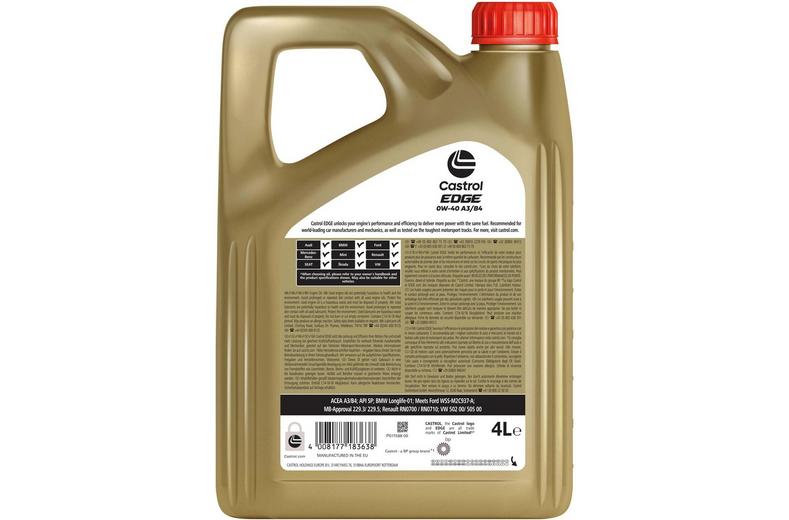 Castrol EDGE 0W-40 4L Castrol EDGE 0W-40 4L
