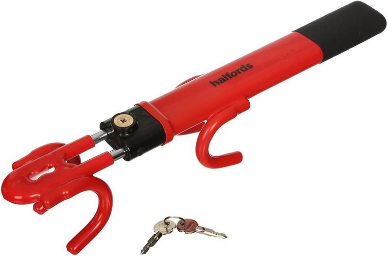 Halfords Double Bar Steering Wheel Lock Halfords Double Bar Steering Wheel Lock