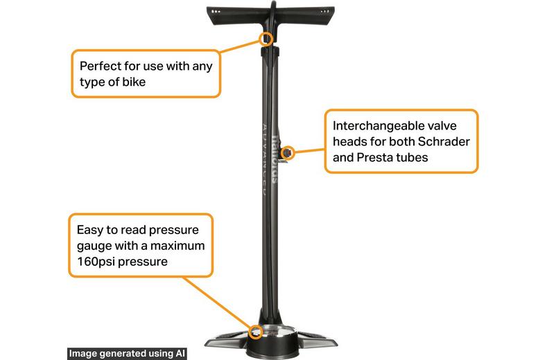 Halfords Advanced Track Pump Halfords Advanced Track Pump