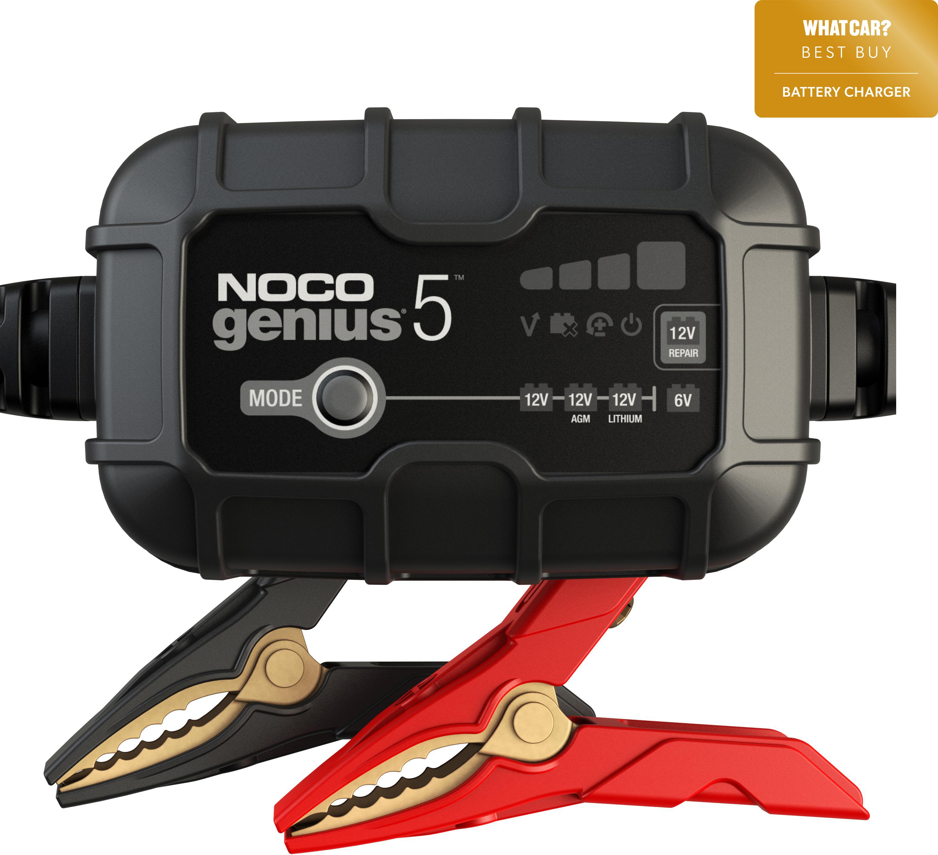 NOCO GENIUS5 5-Amp Battery Charger Halfords UK
