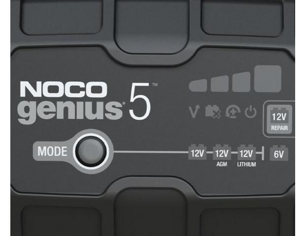NOCO GENIUS 5UK 6V/12V 5-Amp Fully Automatic Smart Battery Charger