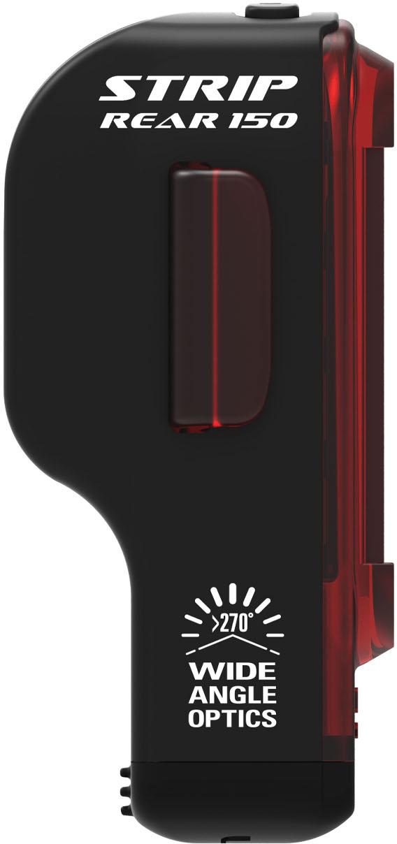 Lezyne Strip Drive 150 Lumen Rear Bike Light, Black