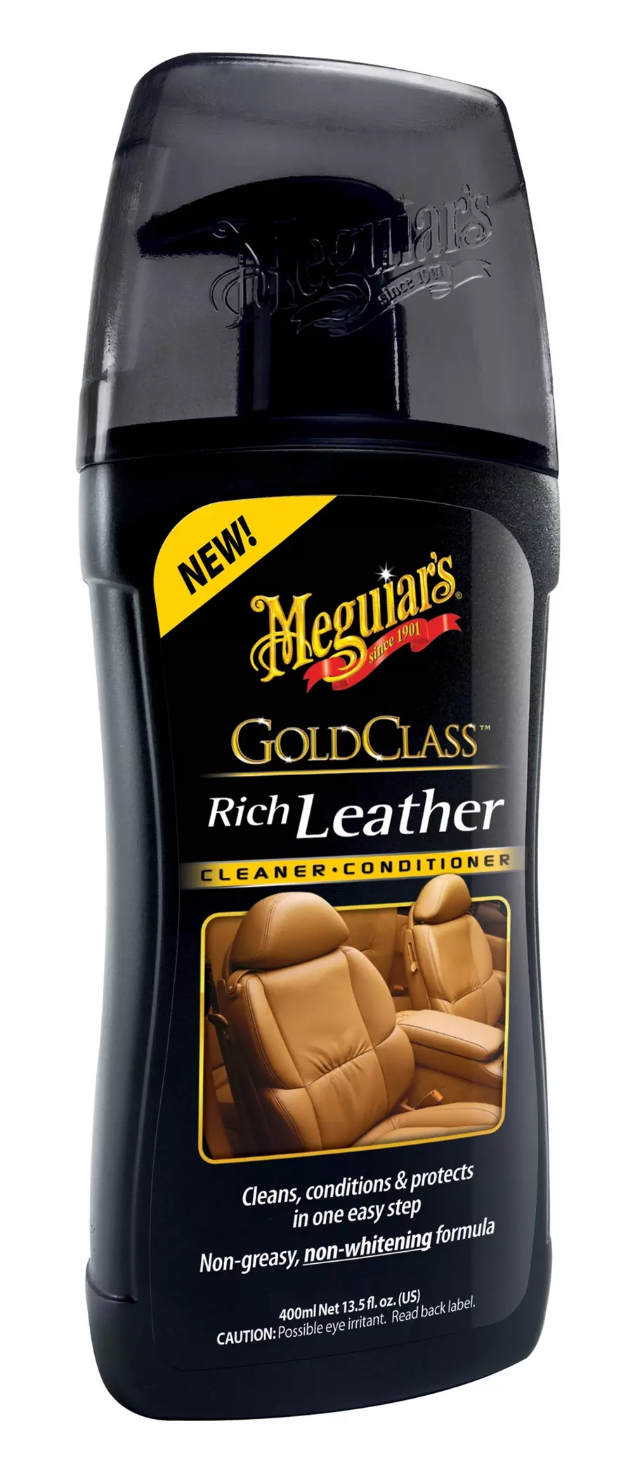 Meguiars Gold Class Rich Leather Cleaner/Conditioner, 400 ml