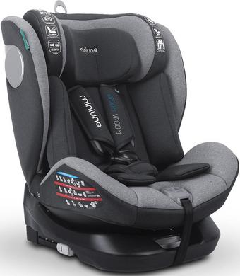 Miniuno Rotatiie R129 360° Car Seat - Shadow Grey