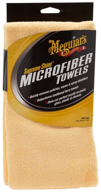 Meguiars Supreme Shine Microfibre x3