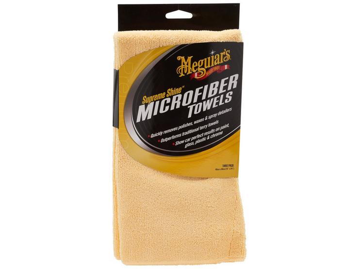 Meguiars Supreme Shine Microfibre x3