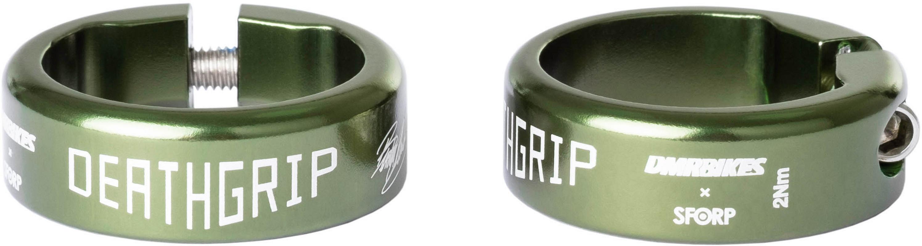 Halfords DMR DeathGrip Collars, Green | Extra 8% off for BC Members