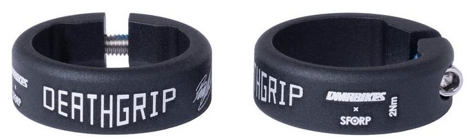 Halfords DMR Dmr Deathgrip Collars, Matte Black | Extra 8% off for BC Members