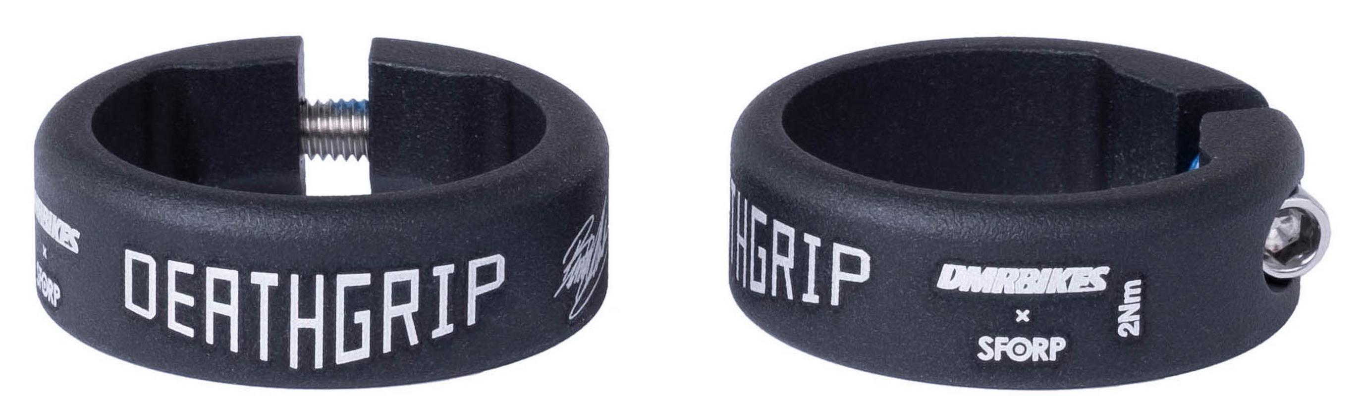 Halfords DMR DeathGrip Collars, Matte Black | Extra 8% off for BC Members