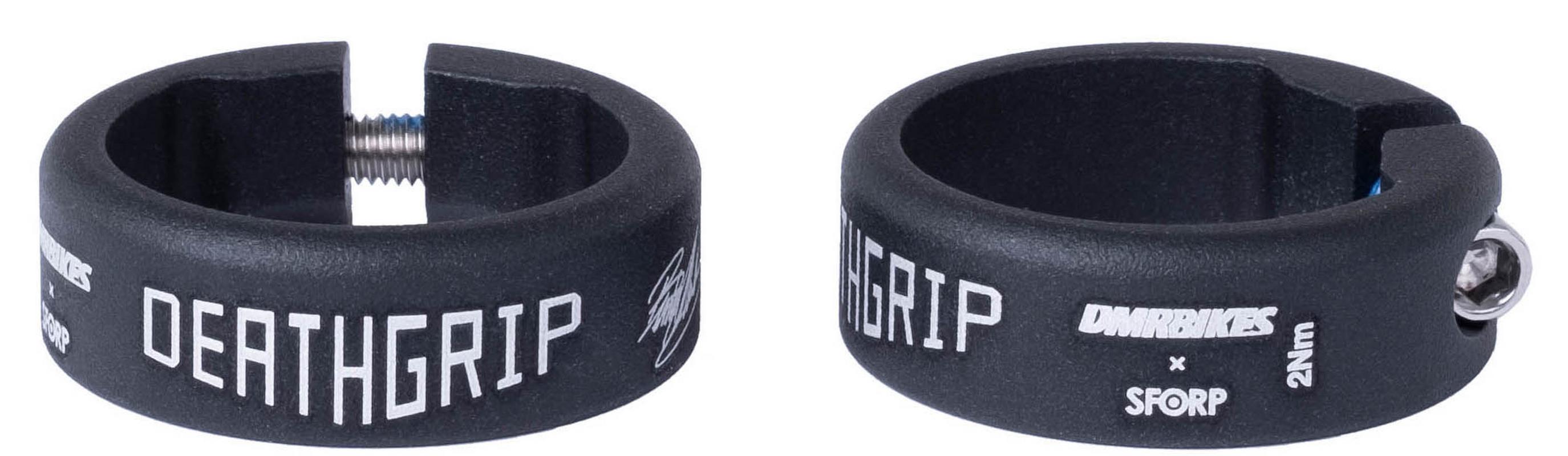 Halfords DMR Dmr Deathgrip Collars, Matte Black | Extra 8% off for BC Members