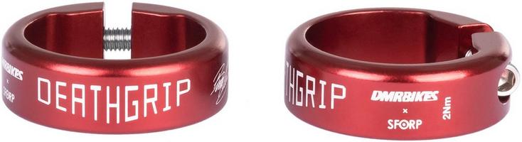 Halfords DMR Dmr Deathgrip Collars, Red | Extra 8% off for BC Members