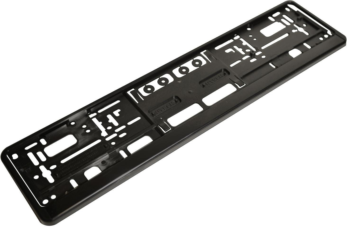 Halfords Black Number Plate Frame Trim