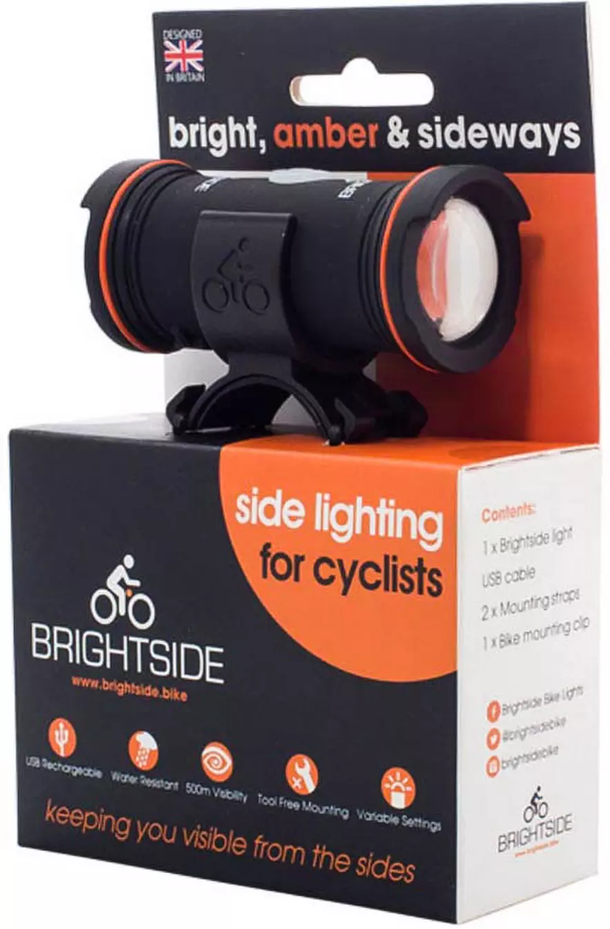 Brightside Bike Lights - Amber Side Lights | Halfords UK