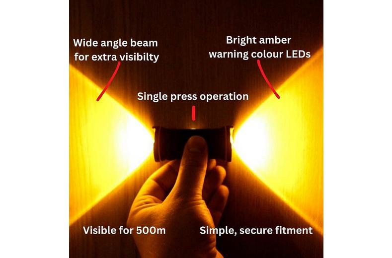 Brightside Bike Lights Amber Side Lights Brightside Bike Lights Amber Side Lights