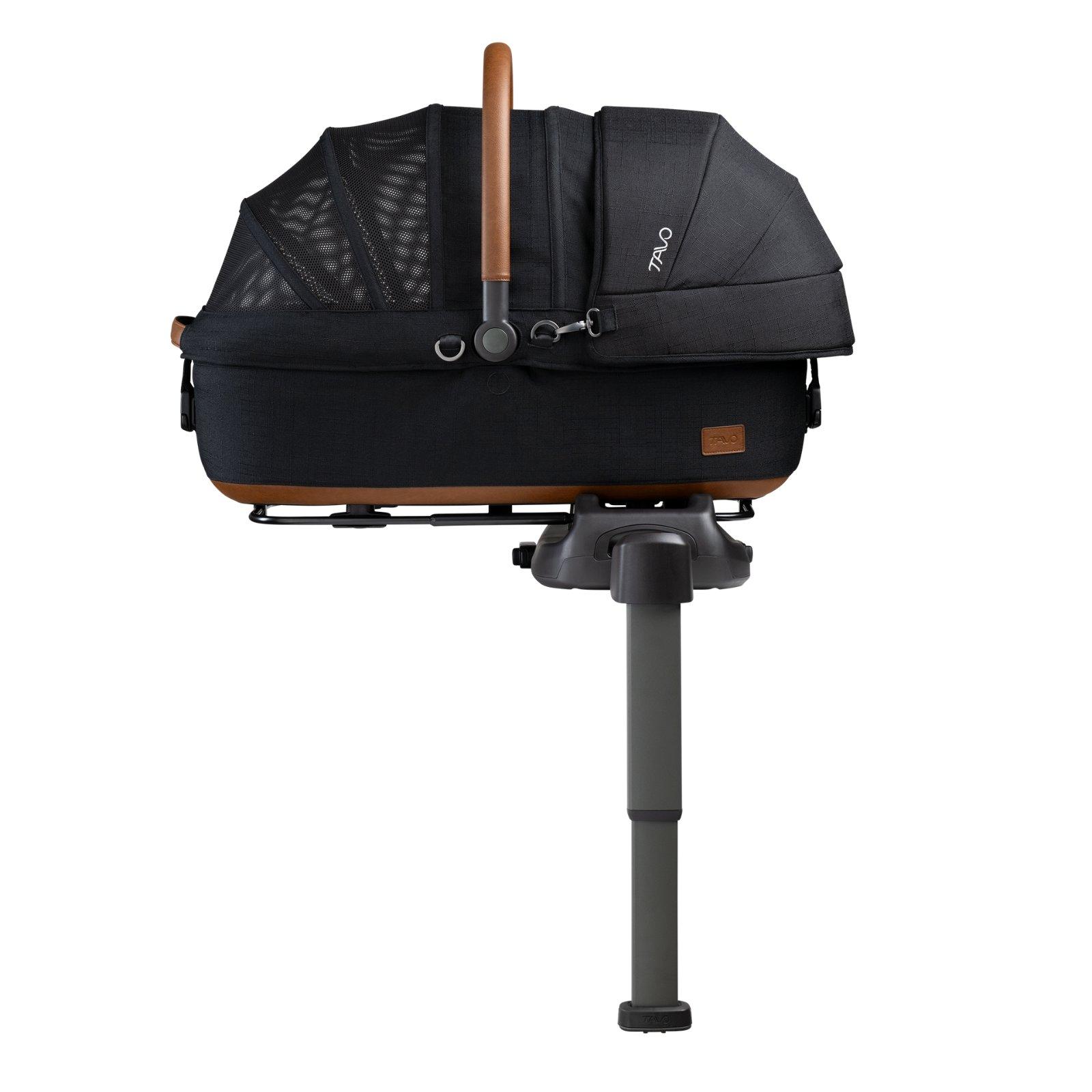 Tavo Maeve Medium Dog Car Seat with Car Seat Base - Rigid Onyx