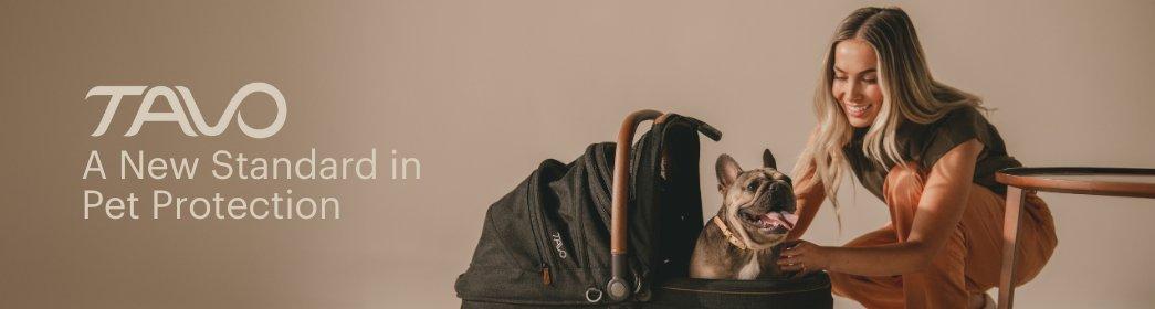 Tavo Maeve Medium Dog Car Seat with Car Seat Base - Rigid Onyx