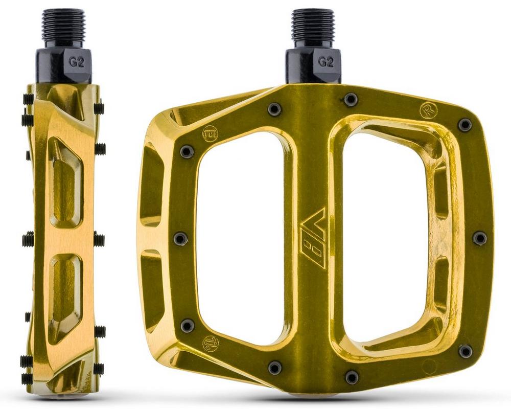 Halfords DMR Dmr V8 Pedals, Fools Gold | Extra 8% off for BC Members