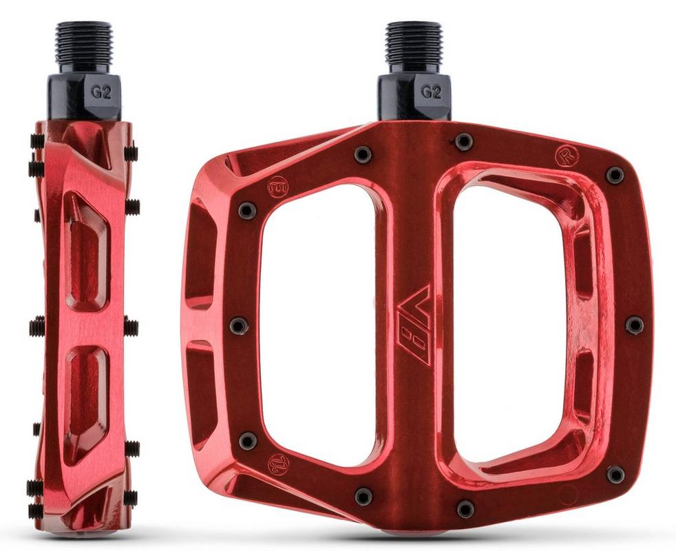 Halfords DMR Dmr V8 Pedals, Electric Red | Extra 8% off for BC Members