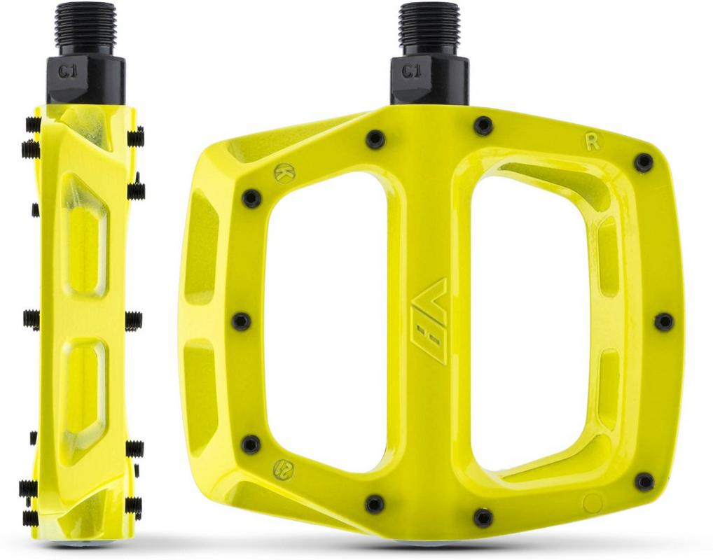 Halfords DMR V8 Pedals, Lemon-lime | Extra 8% off for BC Members