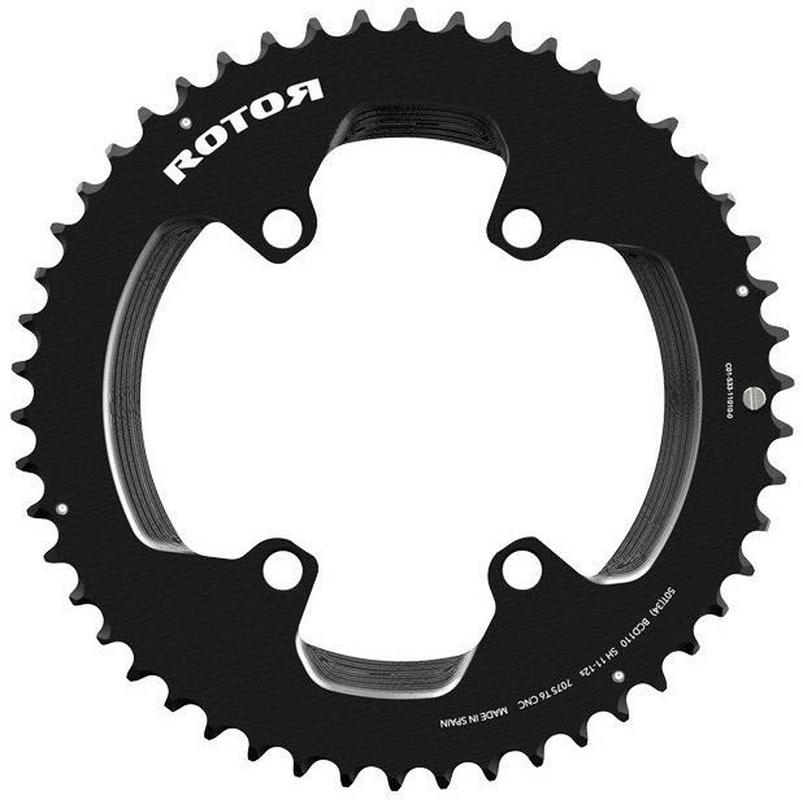 Halfords Rotor Noq 110 Bcd 4 Bolt Round Chainring 53T | Extra 8% off for BC Members