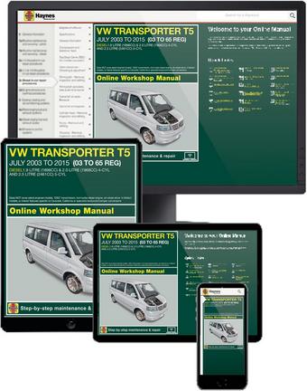 Haynes Online Manual Volkswagen T5 2003-14 - 1 Year | Halfords UK