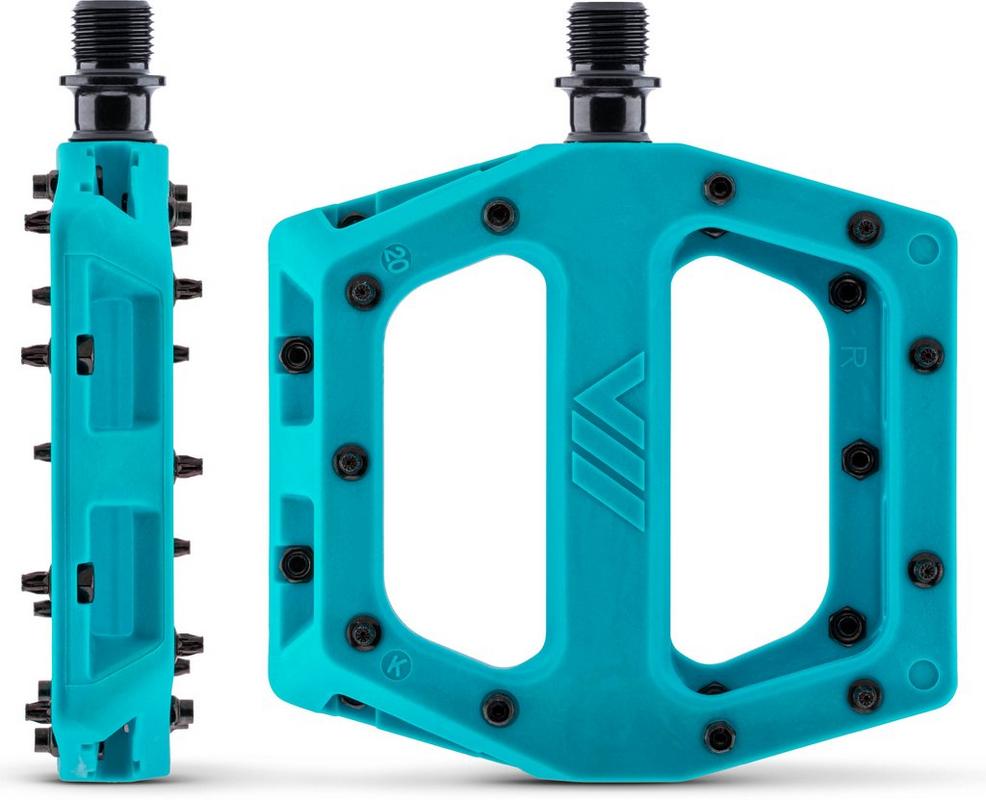 Halfords DMR Dmr V11 Pedals, Turquoise | Extra 8% off for BC Members