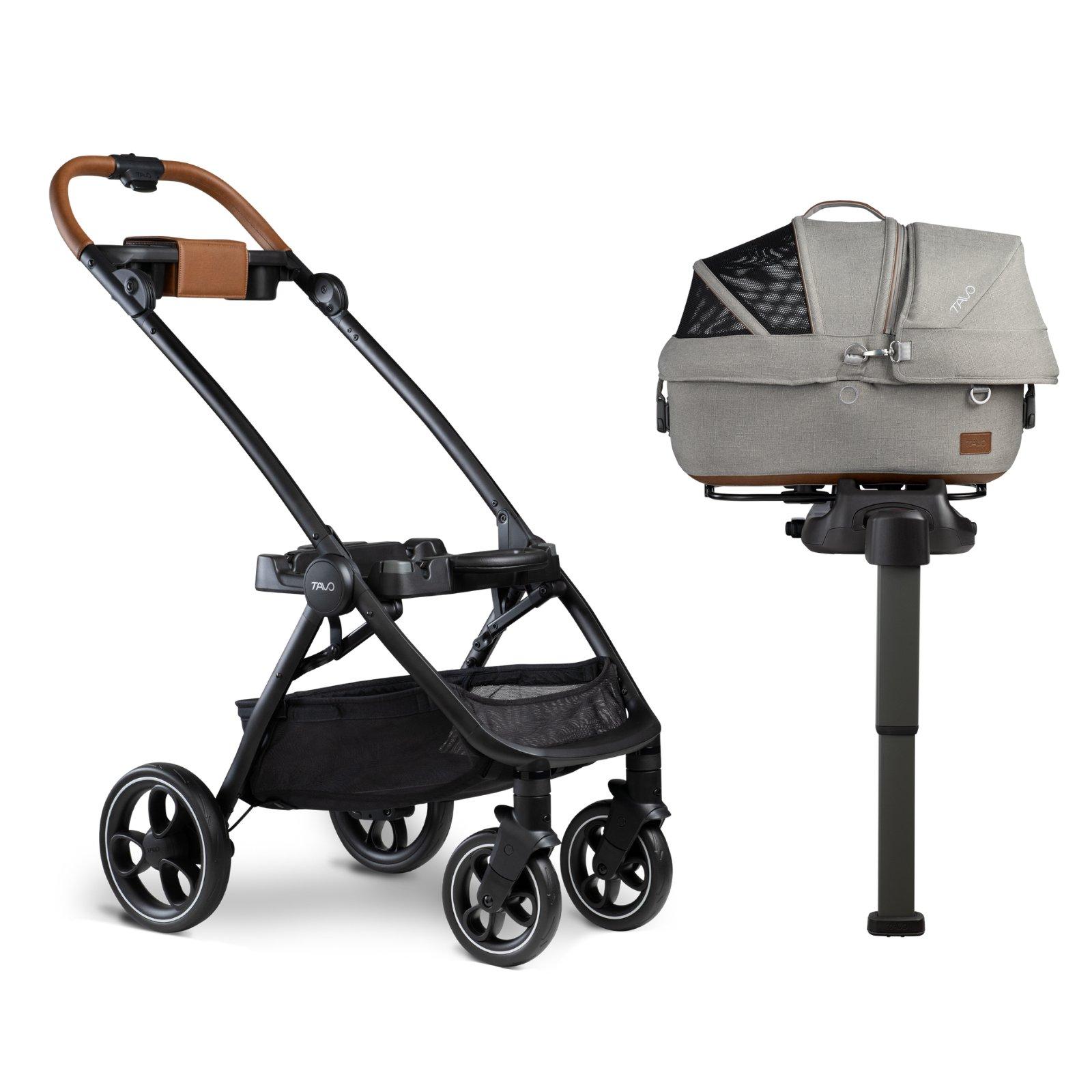 Tavo Maeve Small Dog Car Seat with Car Seat Base - Flex Merle