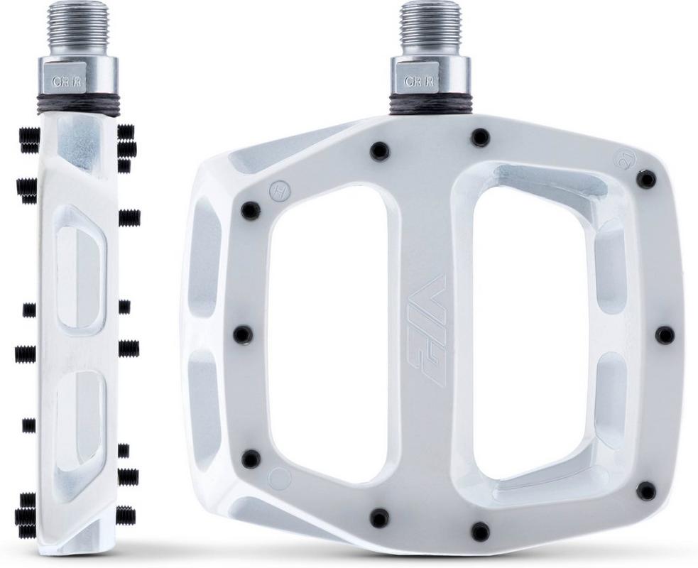Halfords DMR Dmr V12 Pedals, Pure White | Extra 8% off for BC Members