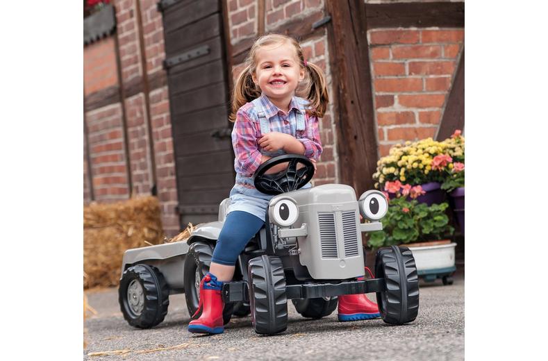 Rolly Kid Little Grey Fergie Tractor & Trailer Rolly Kid Little Grey Fergie Tractor & Trailer