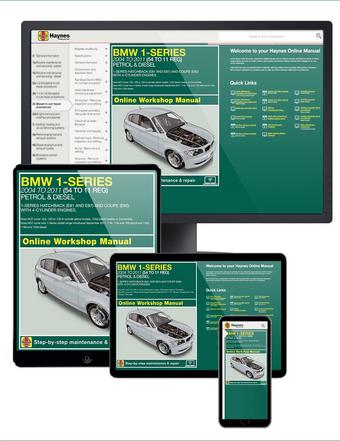Haynes Online Manual BMW 1-Series 04-11 - 1 Year | Halfords UK