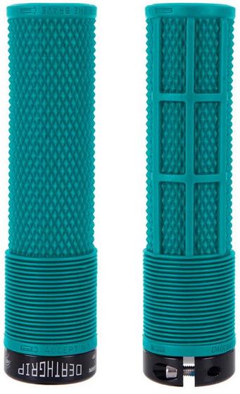 DMR DeathGrip Flangeless Grips Turquoise Thick