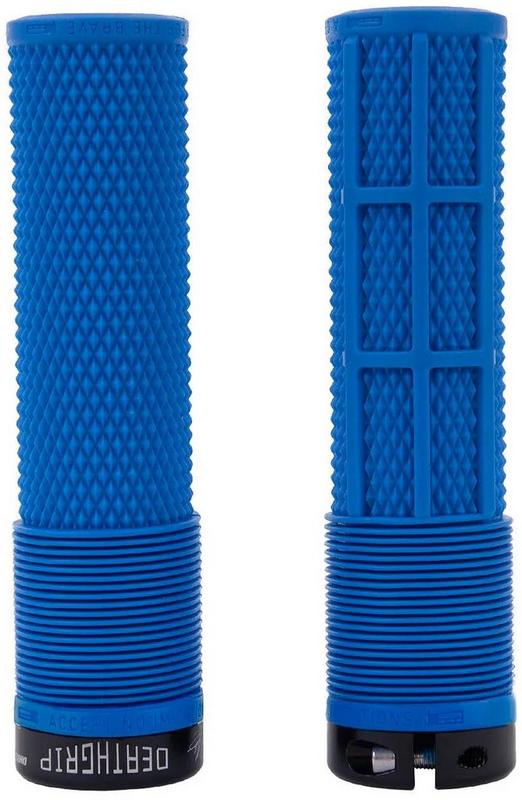 Halfords DMR Dmr Deathgrip Flangeless Grips Royal Blue Thin | Extra 8% off for BC Members