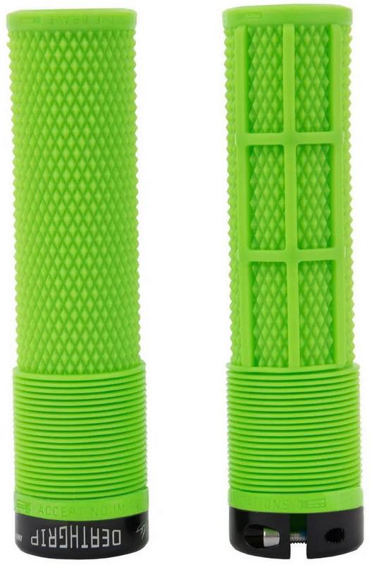 Halfords DMR Dmr Deathgrip Flangeless Grips Sick Green Thin | Extra 8% off for BC Members