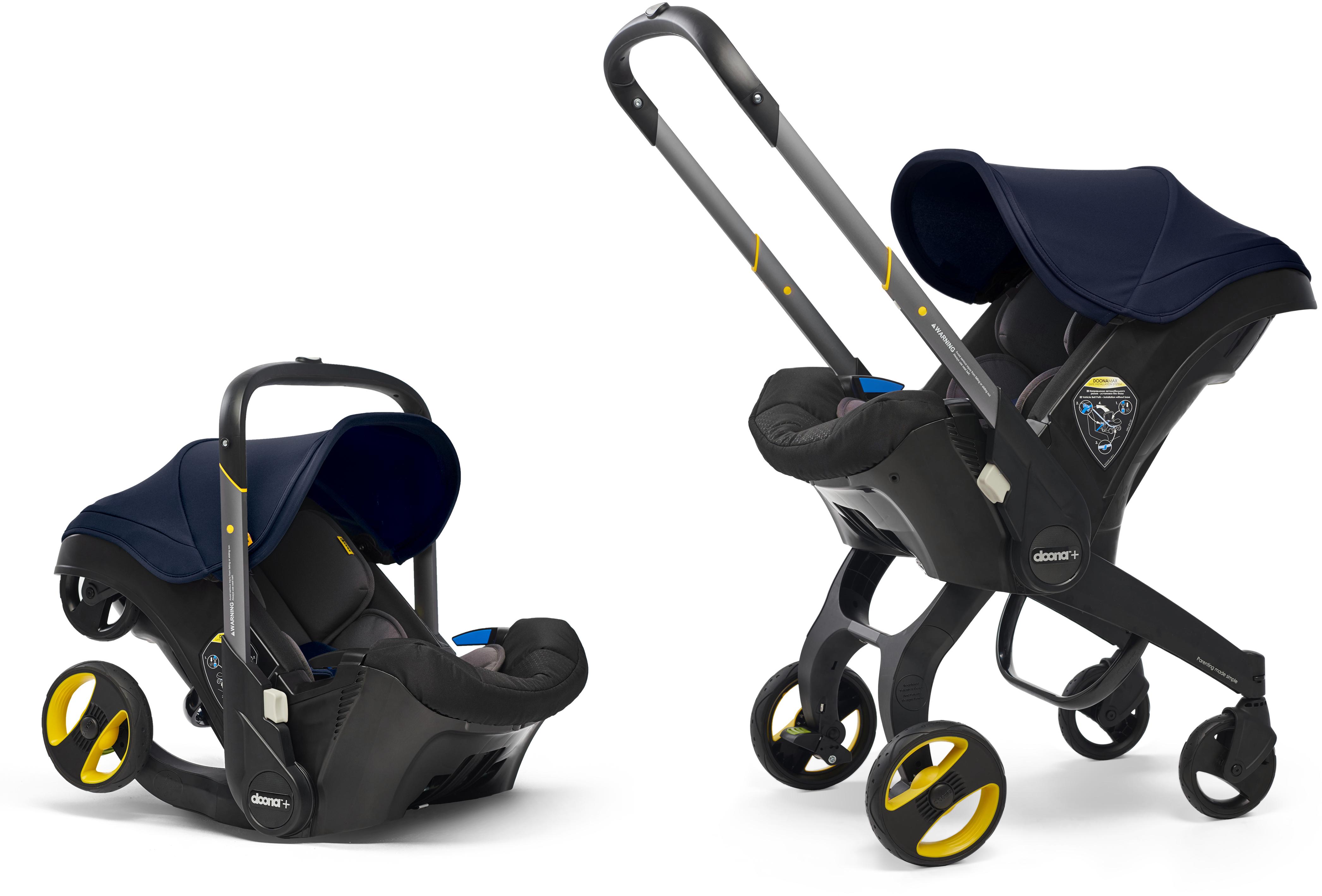 Doona+ Infant Car Seat And Stroller Travel System - Royal Blue