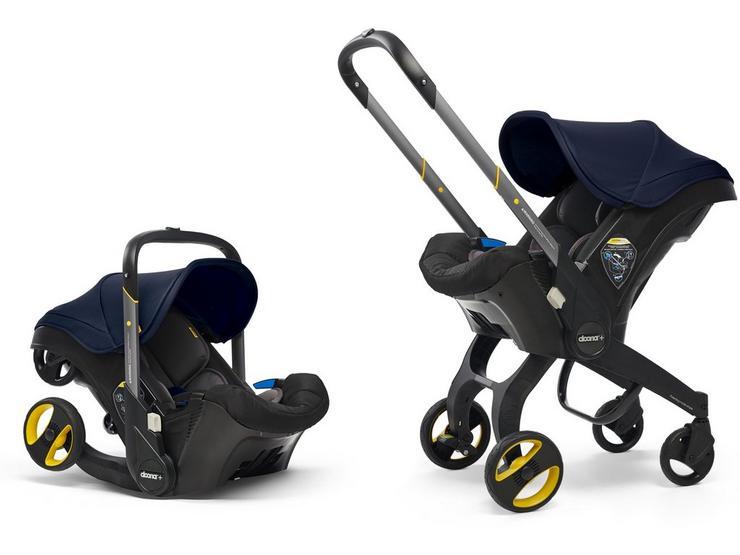 Doona+ Infant Car Seat and Stroller Travel System - Royal Blue
