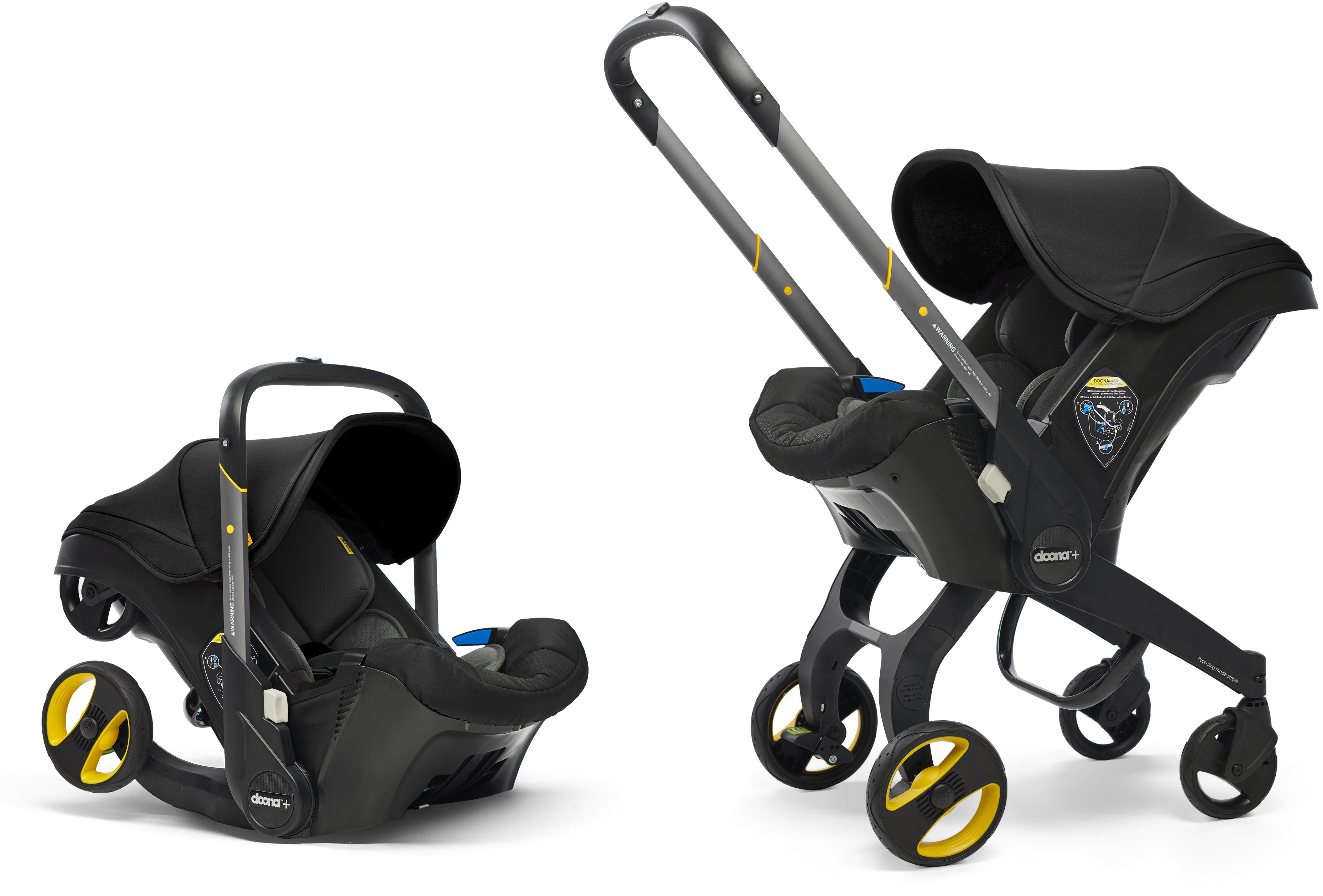 Doona+ Infant Car Seat And Stroller Travel System - Nitro Black