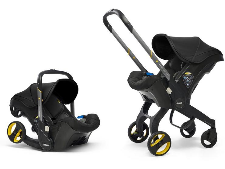 Doona+ Infant Car Seat and Stroller Travel System - Nitro Black