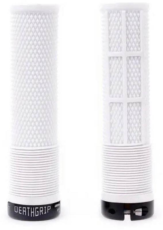 Halfords DMR Dmr Deathgrip Flangeless Grips White Thin | Extra 8% off for BC Members