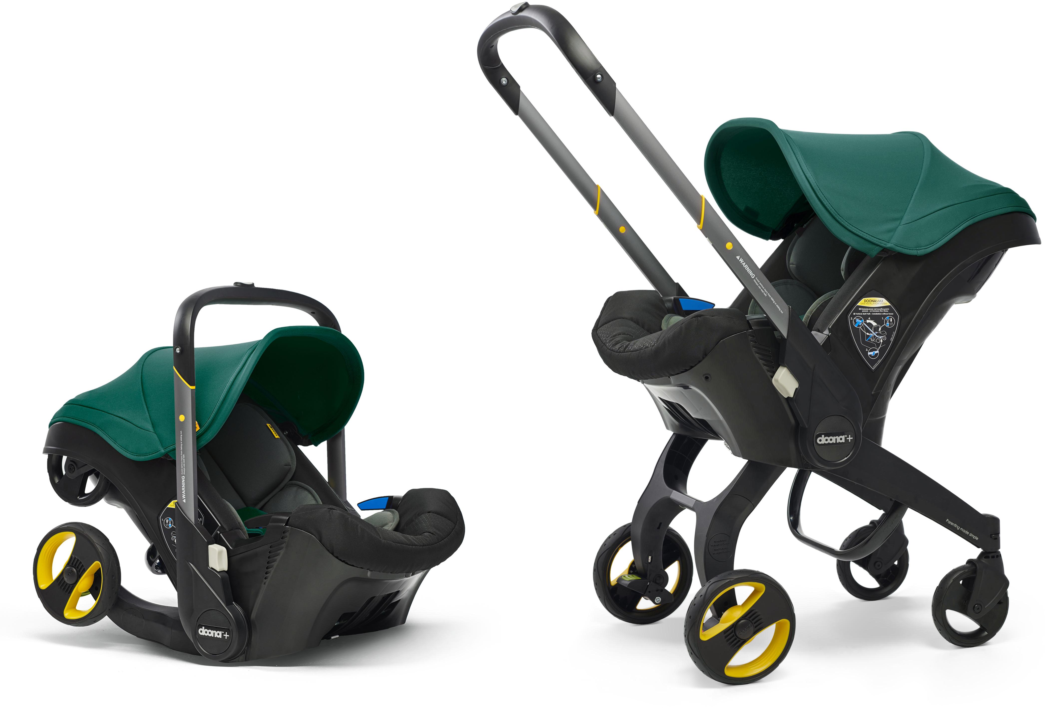 Doona+ Infant Car Seat And Stroller Travel System - Racing Green