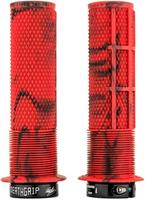 Halfords DMR Dmr Deathgrip Flange Grips Marble Red Thin | Extra 8% off for BC Members