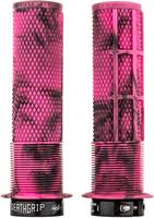 Halfords DMR Dmr Deathgrip Flange Grips Marble Pink Thin | Extra 8% off for BC Members