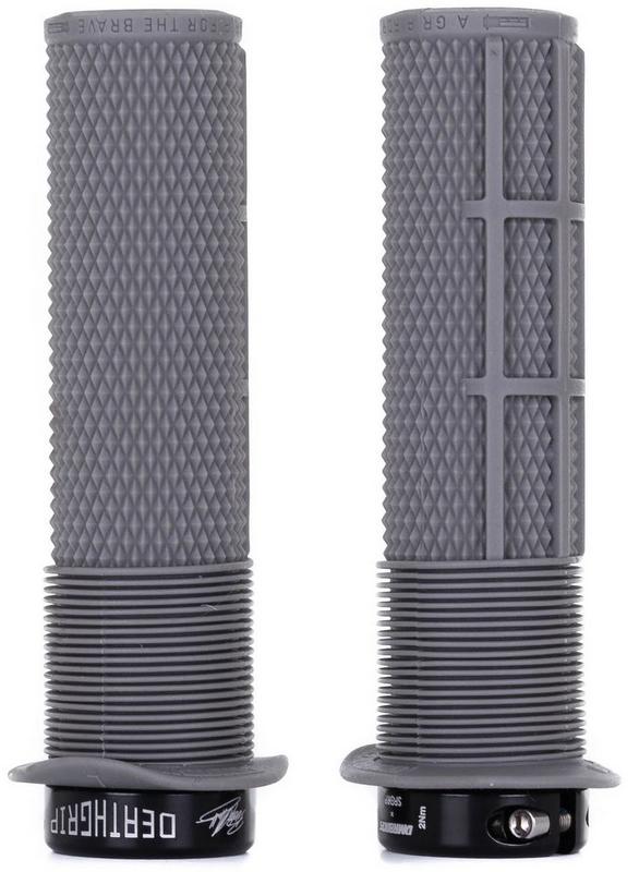 Halfords DMR Dmr Deathgrip Flange Grips Grey Thick | Extra 8% off for BC Members