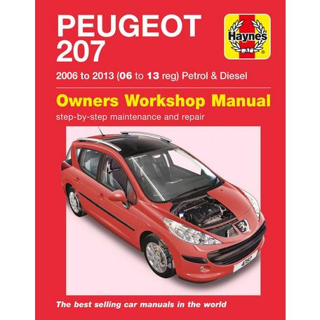 gambling Analytisk Har lært Haynes Peugeot 207 (06 - July 09) Manual | Halfords IE