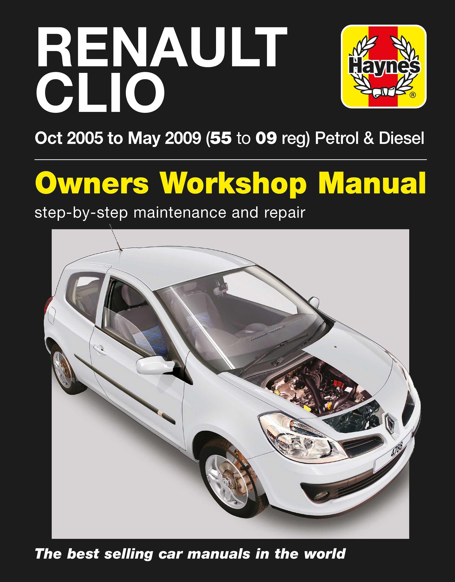 Haynes Renault Clio (Oct 05 - May 09) Manual | Halfords UK